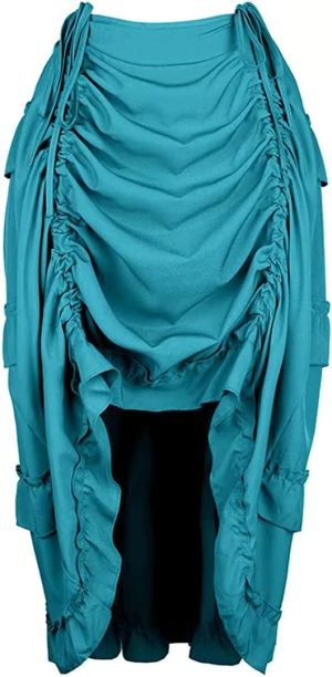 516iLpjDGL.jpg Women's Steampunk Gothic High Low Cyberpunk Victorian Skirt Medieval Renaissance Skirts Cosplay Outfits