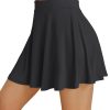 Womens Tennis Skirt with Shorts Underneath Flowy Mini Athletic Golf Skorts with Pockets 2025 Pleated Summer Outfits