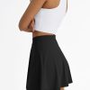 Womens Tennis Skirt with Shorts Underneath Flowy Mini Athletic Golf Skorts with Pockets 2025 Pleated Summer Outfits