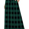 Womens Maxi Skirt 2025 Casual Flowy Elastic High Waist Long Skirts with Pockets