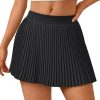 Women's Pleated Tennis Skirt with Shorts Underneath High Waisted Athletic Skorts with Pockets 2025 Golf Outfits