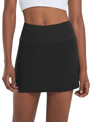 Women's Pleated Tennis Skirt Golf Skorts for Woman High Waisted Lightweight Athletic Shorts Pockets