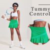 Tennis Skirts for Women Pleated Athletic Golf Skorts Skirt with Shorts Pockets Lightweight Running Workout Skirt