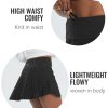 61m6Vl4bQYL.jpg Women's Pleated Tennis Skirt Golf Skorts for Woman High Waisted Lightweight Athletic Shorts Pockets