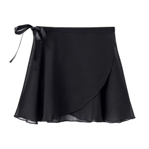 61vDzM3w97L.jpg Girls Women Ballet Skirt Dance Wrap Skirt Chiffon Toddler Ballet Skirts