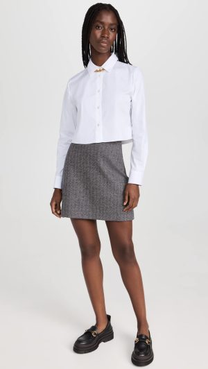 Women's Abbot Knit High-Waisted Mini Skirt