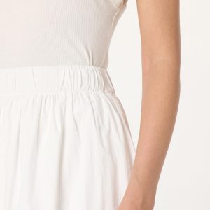Women's Arlo Voluminous Cotton Poplin Midi Skirt