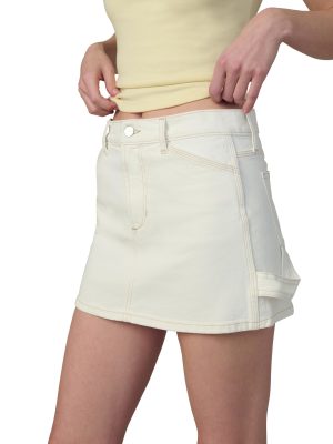 Women's The Carpenter Mid Rise Mini Denim Skirt