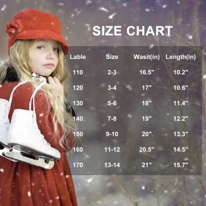 Little Big Girls' High Waist Knitted Flared Pleated Skirt Casual