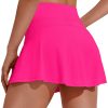 Tennis Skirts for Women Pleated Athletic Skort Lightweight Golf Skirts with Shorts Pocket Workout Pickleball