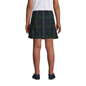 71YkNr4lOhL.jpg School Uniform Girls Side Pleat Plaid Skort Above Knee