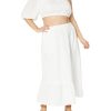 Women's Anupa Cotton Tiered Midi Skirt