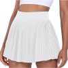 Pleated Tennis Skirt for Women with Pocket Shorts High Waisted Women's Tennis Skort Athletic Golf Skirts for Casual