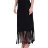 Women's Crochet Fringe Maxi Skirt