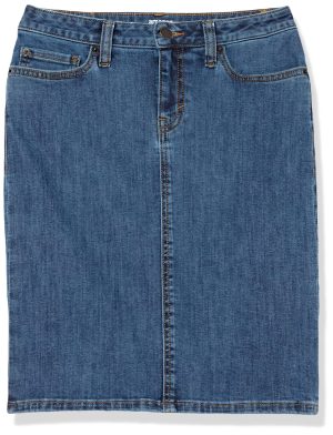 Women's Classic 5-Pocket Denim Skirt (Available in Plus Size)