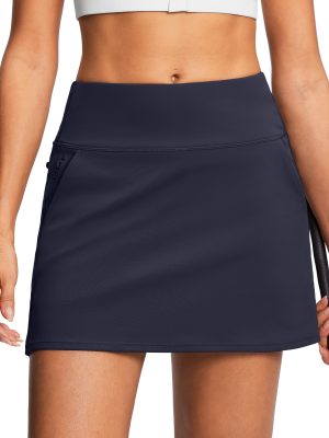 Golf Tennis Skirts for Women with Shorts High Waisted Tummy Control Womens Golf Tennis Pickleball Skirt Anti Slip