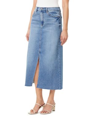 Jeans for Women The High Rise Classic Calf Length Jean Skirt, Sizes 2-14