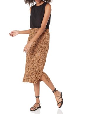 81gAZNRRtDL.jpg Women's Pull-On Knit Midi Skirt (Available in Plus Size)
