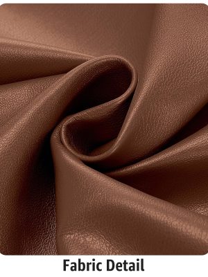 Shorts for Women Faux Leather Skorts High Waisted PU Leather Shorts Elastic Waist Ruched Wrap Skorts Skirts