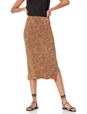 91-OiDGO0vL.jpg Women's Pull-On Knit Midi Skirt (Available in Plus Size)